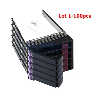Lot HPE 2.5" Drive Tray Caddy ProLiant DL580 DL380 DL360 G4 G5 G6 G7 500225-001 - Image 1 of 4