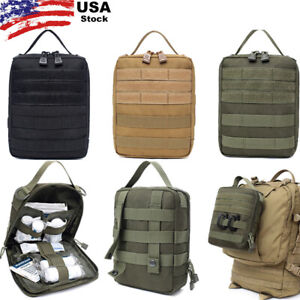Tactical EMT Rip Away MOLLE First Aid Combat Medic Tool Pouch Organizer EDC Bag