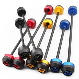 Per SUZUKI GSXR GSXS 1000 750 600 Assale Anteriore Posteriore Protezione Antiurto Ruota Scorrevole - Foto 1 di 41