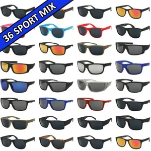 Bulk Sunglasses Wholesale Sport Mix 36 Sunglasses As Pictured New With Tags Sun - Picture 1 of 12