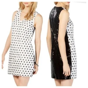 LAUNDRY BY SHELLI SEGAL NEW Women's Floral-applique Sequin-back Dress TEDO Sz 2 - Picture 1 of 14