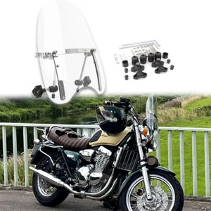 Manillar transparente parabrisas 18"x16" 7/8"" 1"" para Triumph Thunderbird 1600 1700 - Imagen 1 de 12