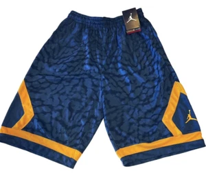 NIKE AIR JORDAN DRI-FIT FLIGHT DIAMOND Boys French Blue Large 12-13 Yrs #953381 - Picture 1 of 3