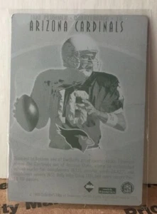 Jake Plummer 1998 Collector's Edge Odyssey Leading Edge Printing Plate 1/1 RARE - Picture 1 of 1