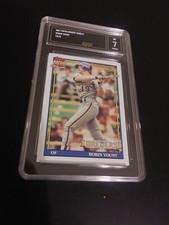 1991 Topps Desert Shield Robin Yount #575 Graded GMA 7 NM Hof Milwaukee Brewers