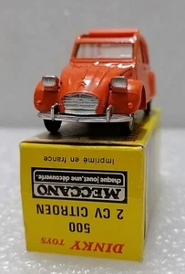 CITROEN 2CV - Vintage Dinky Toys 500 , Made in Spain 1967 - Picture 1 of 12