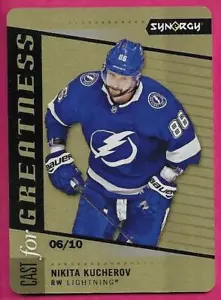 2020-21 Upper Deck Synergy NIKITA KUCHEROV Cast for Greatness Bounty Gold 06/10 - Bild 1 von 2