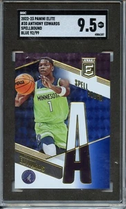 2022 Elite Anthony Edwards Spellbound /99 SGC 9.5 - Picture 1 of 1