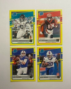 2020 DONRUSS YELLOW PRESS PROFF ROOKIE RATED/BASE RC & VETERANS CARDS - YOU PICK
