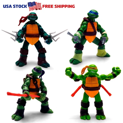 Teenage Mutant Ninja Turtles Classic Collection TMNT 4pcs Action Figures Cover