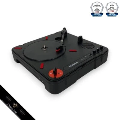 Numark PT01 Scratch Portable Turntable Built-In DJ Scratch Speakers Japan Used - Image 1 of 4