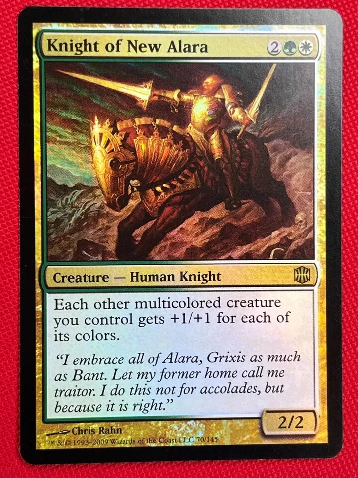 MTG Foil 1X Knight of New Alara X1 Alara Reborn - Image 1 of 1