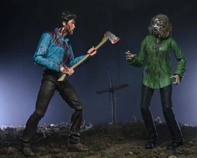 PREORDER DECEMBER 2025 EVIL DEAD 2-PACK ASH BLOODY & CHERYL 18 cm NECA ULTIMATE