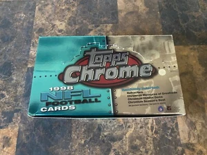 1998 Topps Chrome Football Box 24 Factory Sealed Packs Manning & Moss Rookie ? - Bild 1 von 7