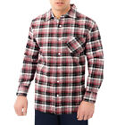 Cotton Shirt Flannel Brushed Check Work Lumberjack Tartan Sleeve Casual Stripe