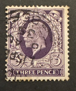 GB 1934-36 KGV 3d Violet FU SG444 - Picture 1 of 2