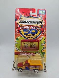 Camión de volteo Matchbox Across America 50 cumpleaños (2001) Nebraska Ford (Bin#4) - Imagen 1 de 2