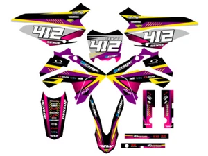 2013-2018 CRF 125 SURGE Purple Senge Graphics Kit Compatible with Honda - Picture 1 of 10
