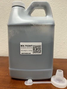 (1,000g) MX-753NT Toner Refill for Sharp MX-M623N, MX-M753N (Refill only) - Picture 1 of 1