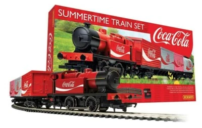 Hornby Coca-Cola Summertime OO / HO Gauge Electric Model Train Set R1276T - Image 1 of 4