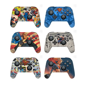 SUPERMAN DC COMICS LOGOS & COMIC BOOK VINYL SKIN NINTENDO SWITCH PRO CONTROLLER - Afbeelding 1 van 11