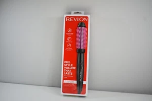Revlon Silicone Bristle Heated Hair Styling Brush 1 inch barrel - Picture 1 of 5