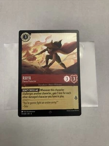 Disney Lorcana - Ursula’s Return - Raya - Fierce Protector (Cold Foil) - 121/204 - Picture 1 of 11
