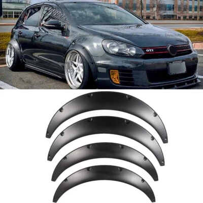 For Volkswagen Golf MK5 MK6 MK7 Universal Fender Flares Wheel Arches 32"4Pcs - Image 1 of 4