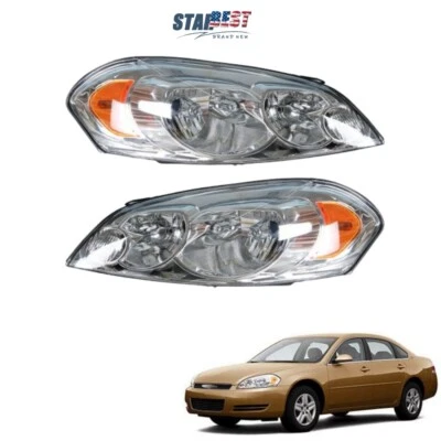 Par de faros para Chevrolet Impala 2006-11 2012 2013/Impala Limited 2014-2016 Foto 1 de 4