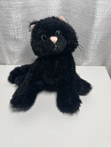 Ganz Webkinz Black Cat Plush Stuffed Animal HM135  No Code - Picture 1 of 3