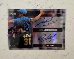 Jacob Misiorowski Rookie Card Paul Skenes Dual Autograph Card # 2/25 - Picture 1 of 2