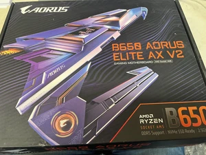 Aorus B650 AORUS ELITE AX V2 Socket Motherboard AM5/B650/DDR5/S-ATA 6Gb/s/ATX - Picture 1 of 2