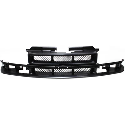 Conjunto de rejilla para Chevrolet Blazer 1998-05 1998-04 S10 carcasa e inserto negro Foto 1 de 4