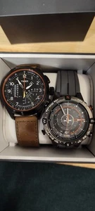 Timex Inteligente Cuarzo Lineal Cronógrafo Y Temperatura/Brújula Set - Imagen 1 de 6