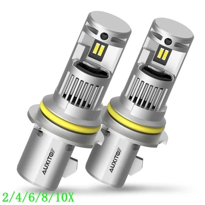 Lâmpadas de farol AUXITO 9007 LED alto baixo brilho 24000LM Q16 SEM ERROS 2/4X - Imagem 1 de 4