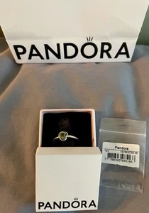 New 100% Authentic PANDORA August Spring Green Eternity Circle Ring 192993C08 - Picture 1 of 2