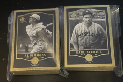 2001 SP Legendary Cuts MLB complete 90 card set - Image 1 of 3