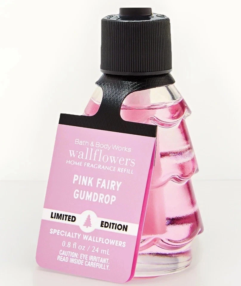 3 Bath & Body Works PINK FAIRY GUMDROP  Tree Shaped  Wallflower Bulbs -Lot of 3 - Image 1 of 1