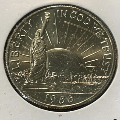 1986-d Commemorative Proof Half Dollar 50(c) Uncirculated A Nation Of Immigrants - Image 1 of 4