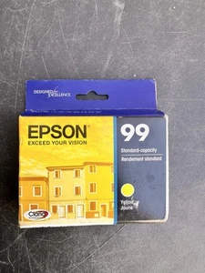 NUEVO Cartucho de tinta individual Epson 99 amarillo capacidad estándar (T099420) - Imagen 1 de 3