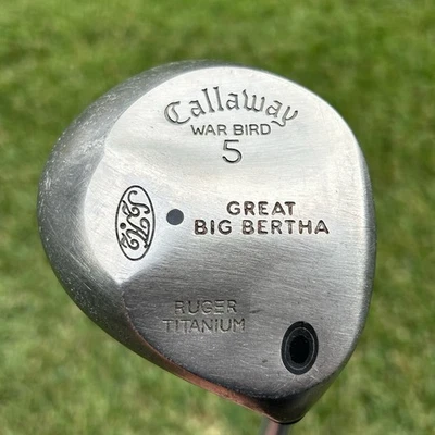 Callaway Great Big Bertha War Bird 5 Madera S2H2 BB UL Luz Flex Titanio DE COLECCIÓN Foto 1 de 4