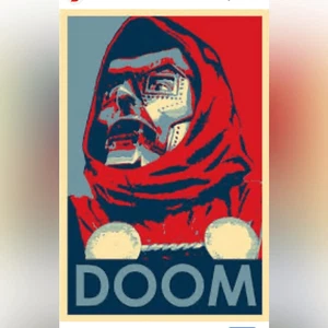 Fantastic Four Doctor Doom Poster Leinwanddruck Wanddeko 12” x 18” ungerahmt - Bild 1 von 2