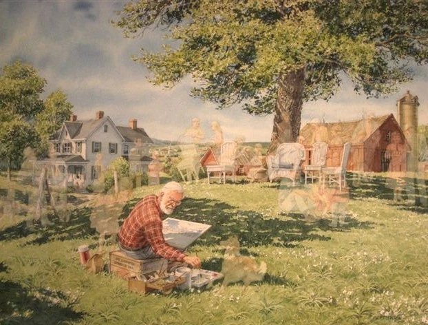 Recuerdos de pintores Charles Peterson - artista Foto 1 de 1