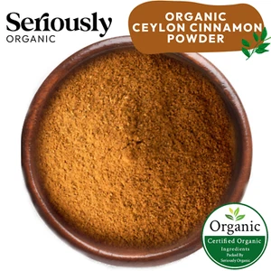 CERTIFIED ORGANIC CINNAMON CEYLON ALBA GRADE GROUND SPICE : FRESH HARVEST - Picture 1 of 1