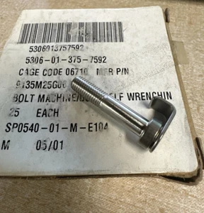 NSN 5306-01-375-7592  BOLT MACHINE BOLT SELF WRENCHIN P/N 9135M25G06 - Picture 1 of 5