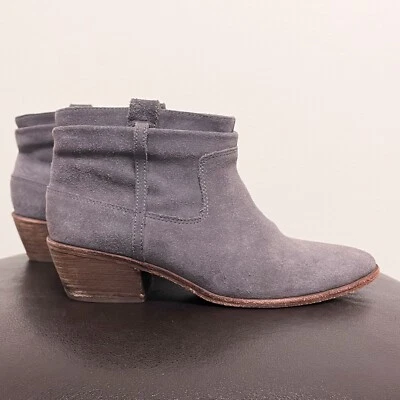 Joie Ajax Gray Suede Western Booties EU 36 US 6 - Image 1 of 4