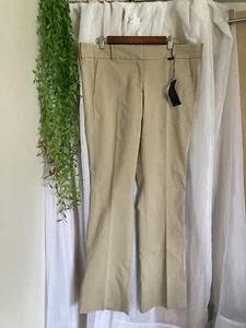 Stretchy Straight Fit Womens Pants Size 14 Reg Khaki Lane Bryant #0023 - Picture 1 of 6
