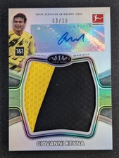 2020-21 Topps Tier One Bundesliga GIOVANNI REYNA /10 Patch Auto Prodigious