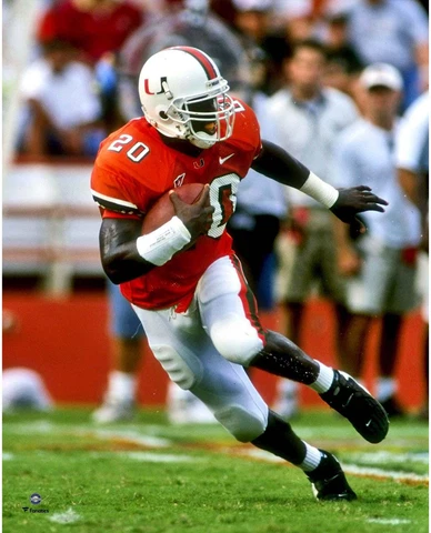 Ed Reed Miami Hurricanes Unsigned Interception Return 8" x 10" Photo - Fanatics Cover