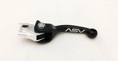 ASV F3 Unbreakable Folding Front Brake Lever Shorty Black CRF 250R 450R 2007+ - Image 1 of 3